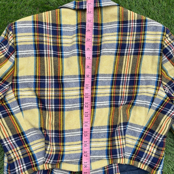 Vintage Yellow Plaid Blazer - Picture 12 of 13